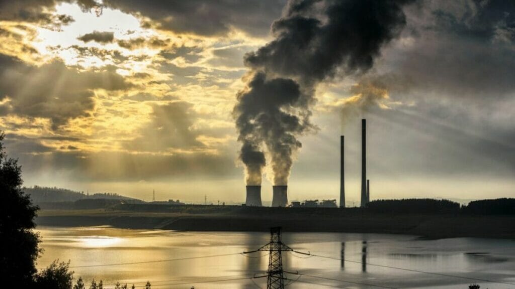 contaminación, fábricas, carbono, acuerdo de París