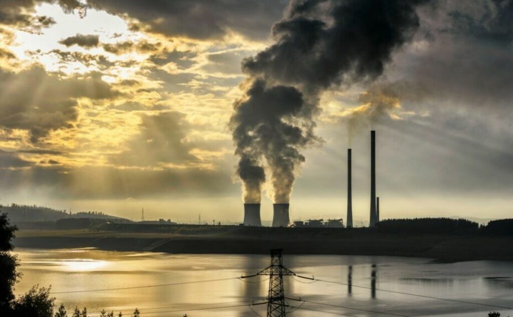 contaminación, fábricas, carbono, acuerdo de París