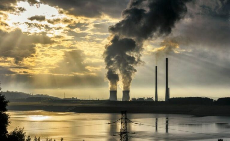 contaminación, fábricas, carbono, acuerdo de París