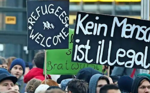 Inmigración, Alemania, Pancartas