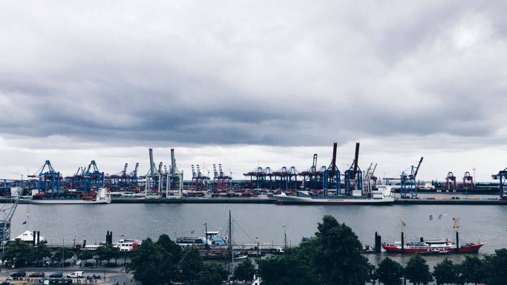 puerto, Hamburgo, barcos, contenedores, cifras, historia
