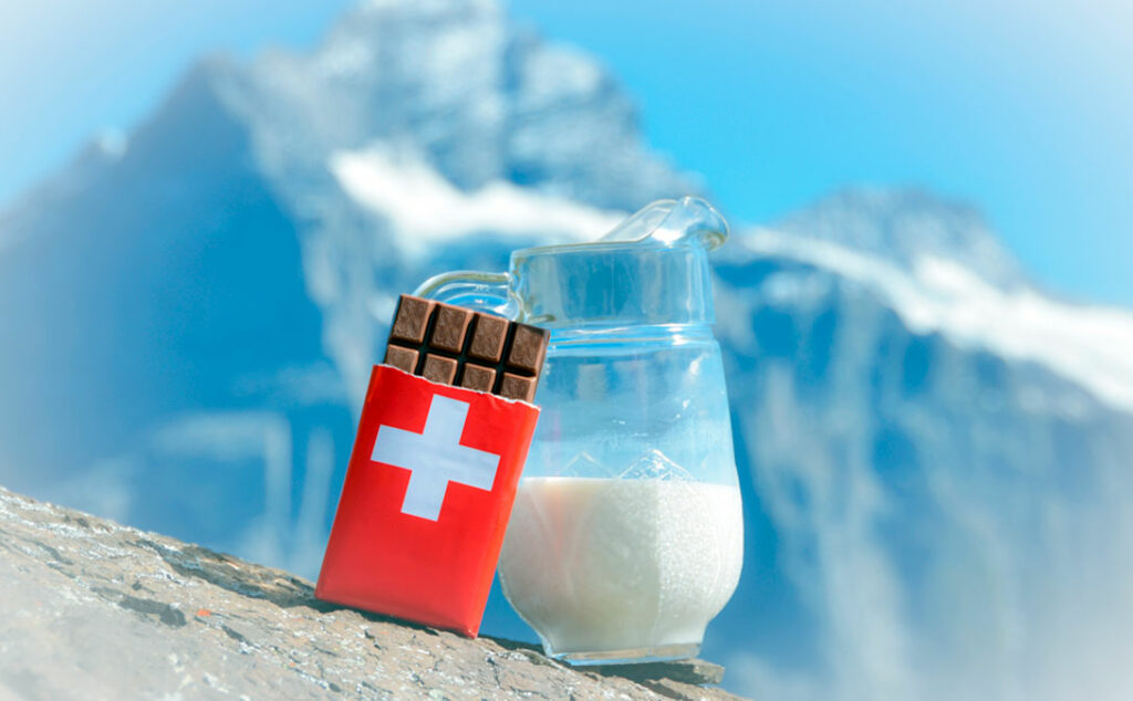 chocolate suizo, Suiza, Cailler, Suchard, Sprüngli
