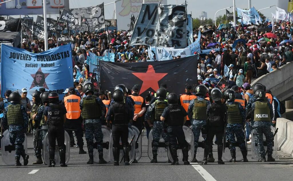 piquete, Argentina, protestas, Alemania, leyes, Milei