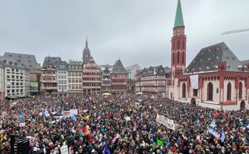 Manifestaciones, Alemania, Frankfurt