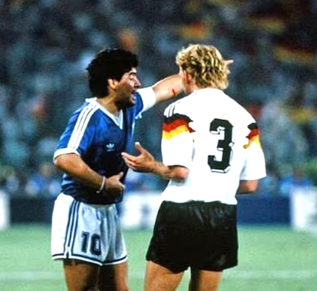 Diego Maradona, Andreas Brehme, Mundial 1990
