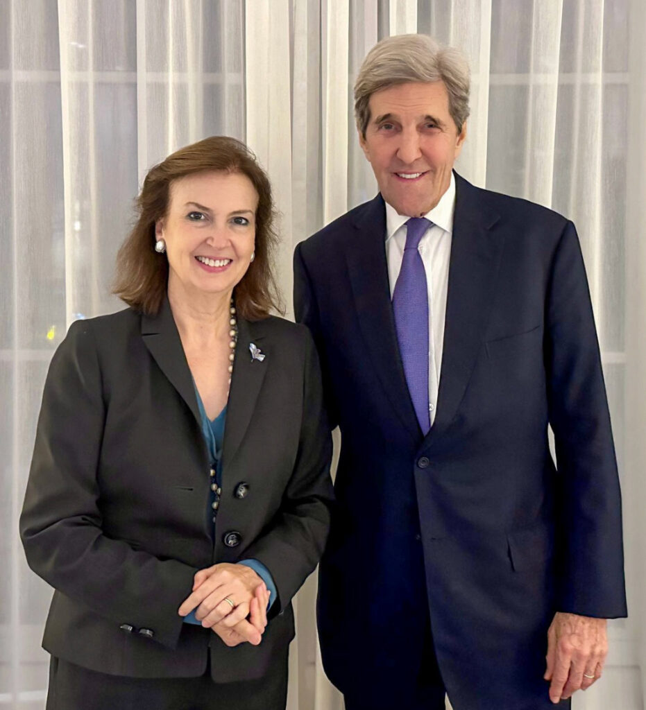 Diana Mondino, John Kerry, Múnich 2024