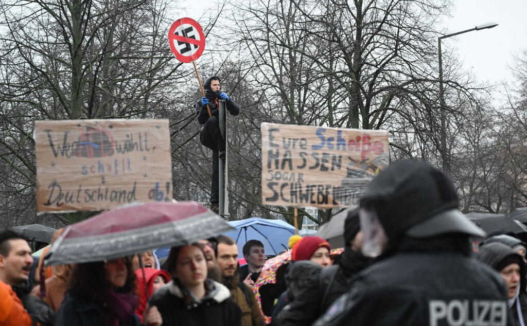 Protestas contra la derecha, Alemania, Dresde, 2024