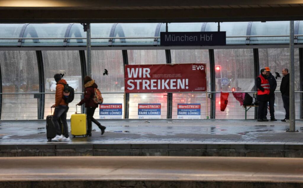 huelga, paro, Alemania, transporte