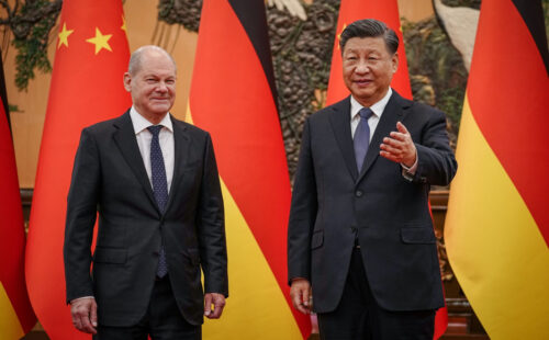 Olaf Scholz, Xi Jinping