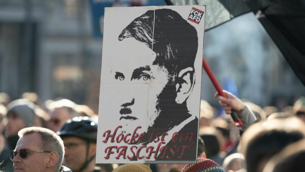 Björn Höcke, Hitler, protesta, afd