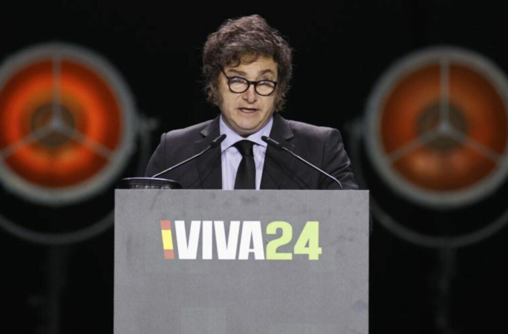 Javier Milei, Viva 24 , Madrid
