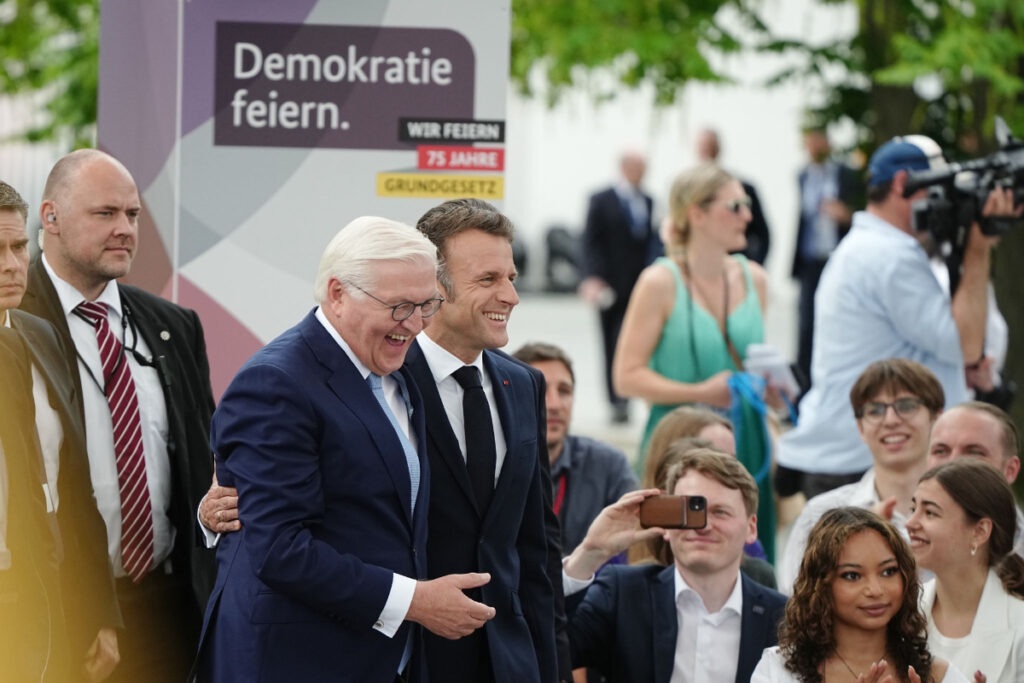 Frank Walter Steinmeier, Emmanuel Macron, Berlín, 2024