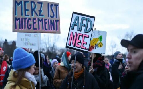 protesta, afd, derecha, marcha