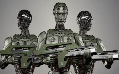 robots, inteligencia artificial, drone, guerra, soldado