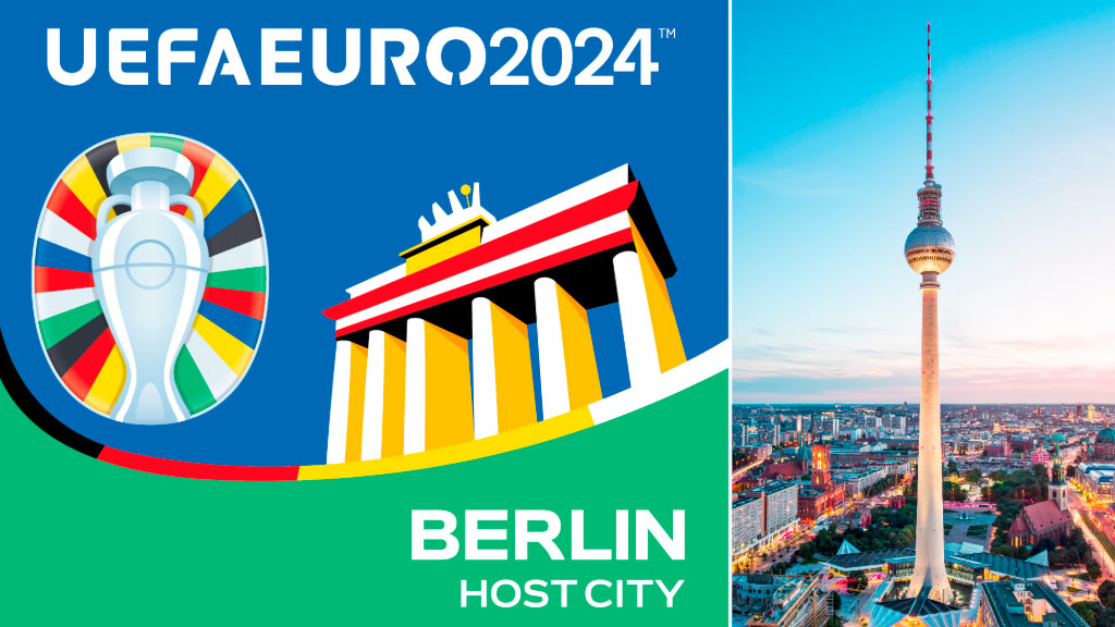 EURO 2024, Alemania, UEFA, Berlín, Colonia, Múnich, Fráncfort, Hamburgo, Dortmund, Leipzig, Gelsenkirchen, Stuttgart, Düsseldorf