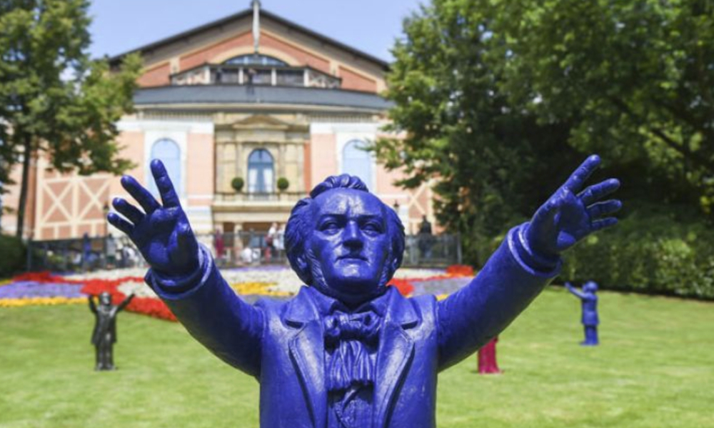 Bayreuth, esculura de Richard Wagner