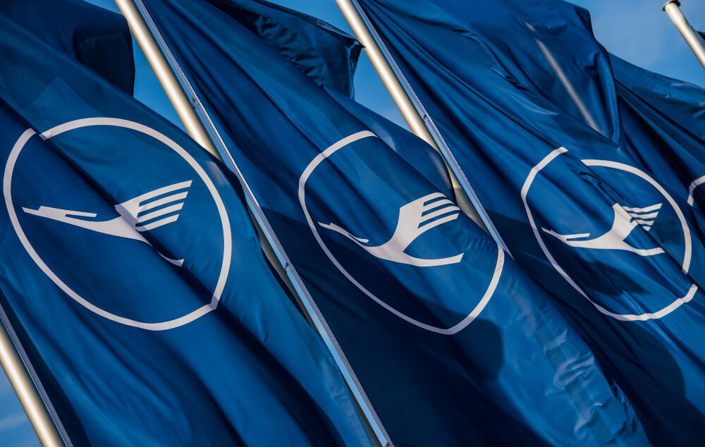 Lufthansa, banderas, logo