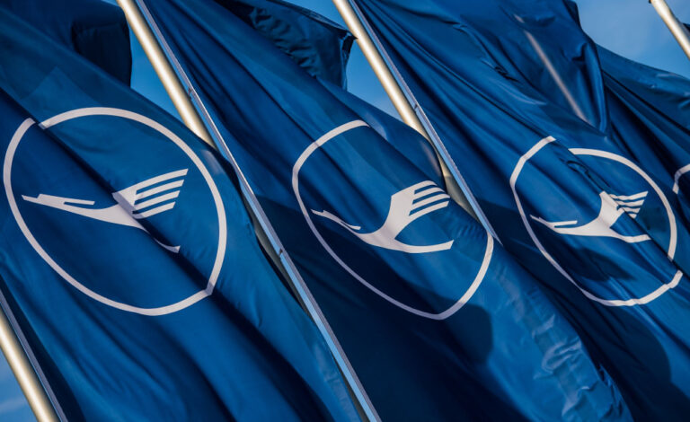 Lufthansa, banderas, logo