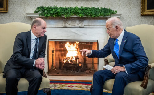 Olaf Scholz, Joe Biden, Casa Blanca