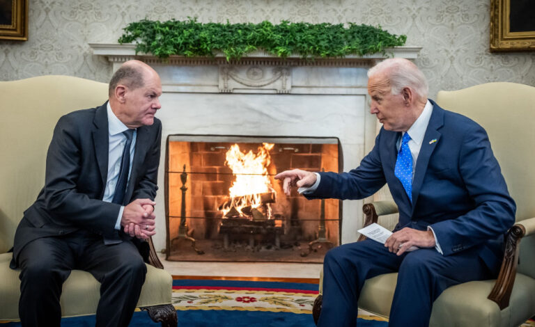 Olaf Scholz, Joe Biden, Casa Blanca