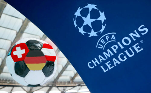 UEFA Champions League, Equipos Alemanes, Equipos Suizos, Equipos Austriacos, Bayern Múnich, Bayer Leverkusen, Borussia Dortmund, RB Leipzig, VfB Stuttgart, Young Boys, RB Salzburg, Sturm Graz, Fútbol Europeo, Temporada 2024/25, Resultados Champions League, Goleada Bayern, Rendimiento Equipos Bundesliga, Equipos de Austria, Equipos de Suiza, Fase de Grupos Champions, Fútbol Internacional