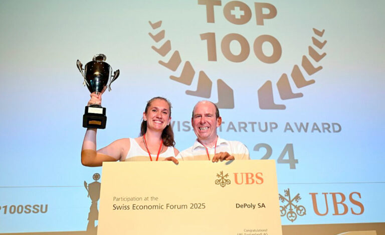 Top 100 Swiss Startup Award, startups suizas, Lausana, Innovación tecnológica, Ecosistema de startups, Cleantech, Fintech, Ingeniería, Sostenibilidad, Reciclaje de plásticos, Inteligencia artificial, Eficiencia energética, Premios empresariales, Tecnología limpia, Gestión de gastos, Refrigeración de chips, Top 100 Swiss Startup Award, Emprendimiento en Suiza, Nuevas tecnologías, Empresas emergentes, Tecnología suiza, Desarrollo tecnológico