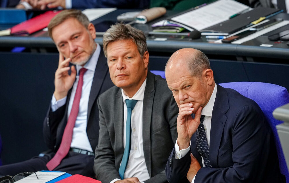 Christian Lindner, Robert Habeck, Olaf Scholz