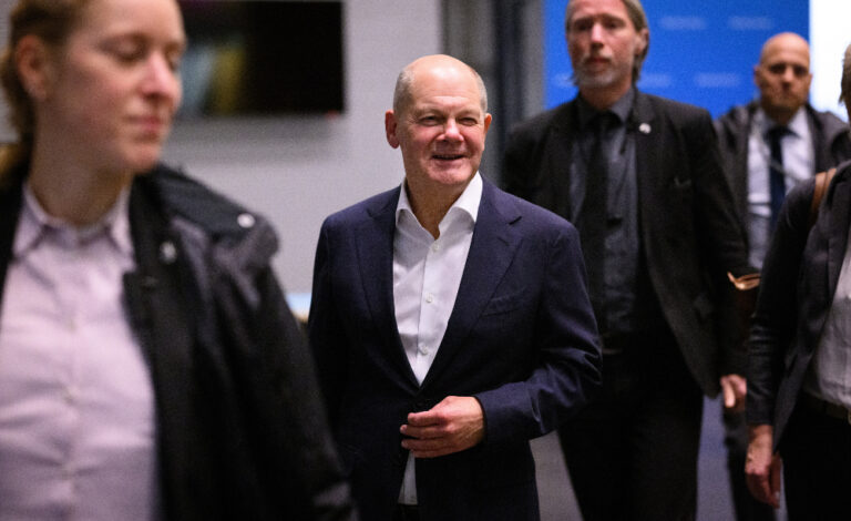 Olaf Scholz, candidato a canciller, SPD