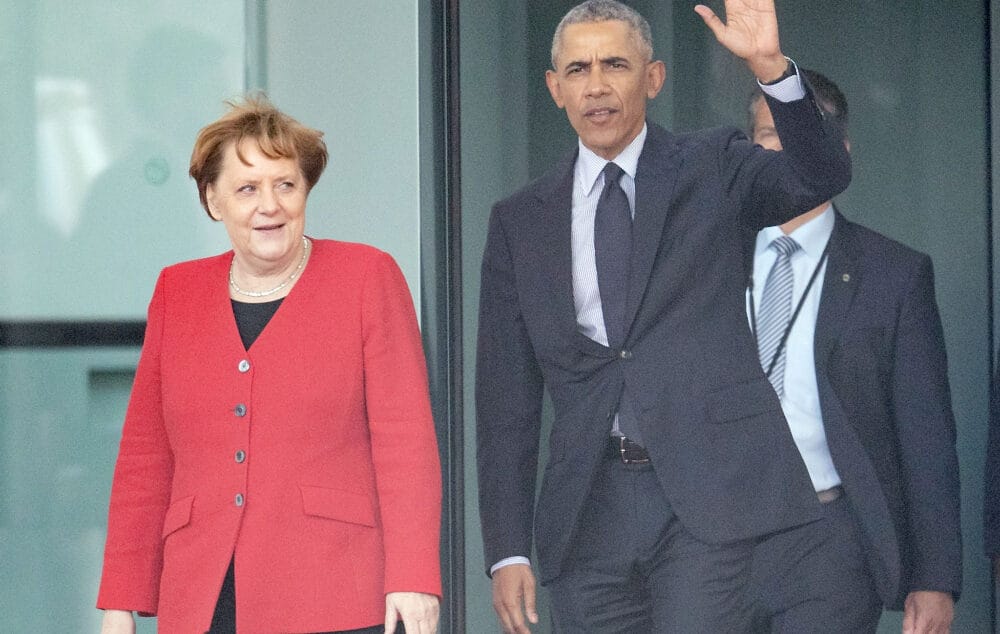 Angela Merkel, Barack Obama,