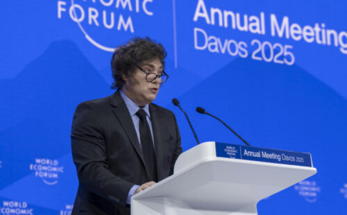 Javier Milei, Davos 2025