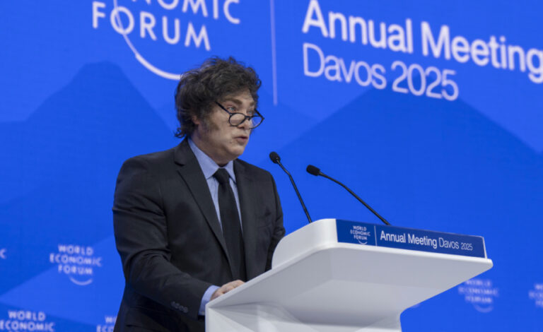 Javier Milei, Davos 2025