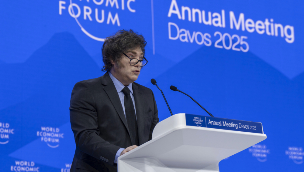 Javier Milei, Davos 2025