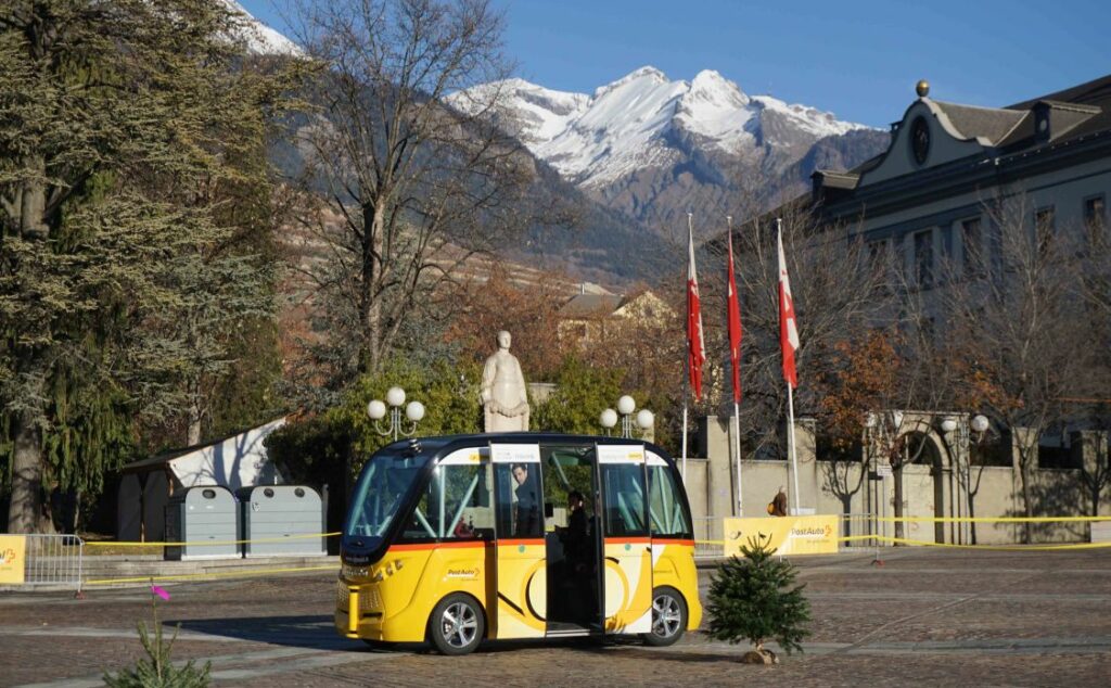 vehículos autónomos, Suiza