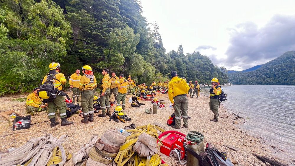 Brigadistas, fuegos forestales