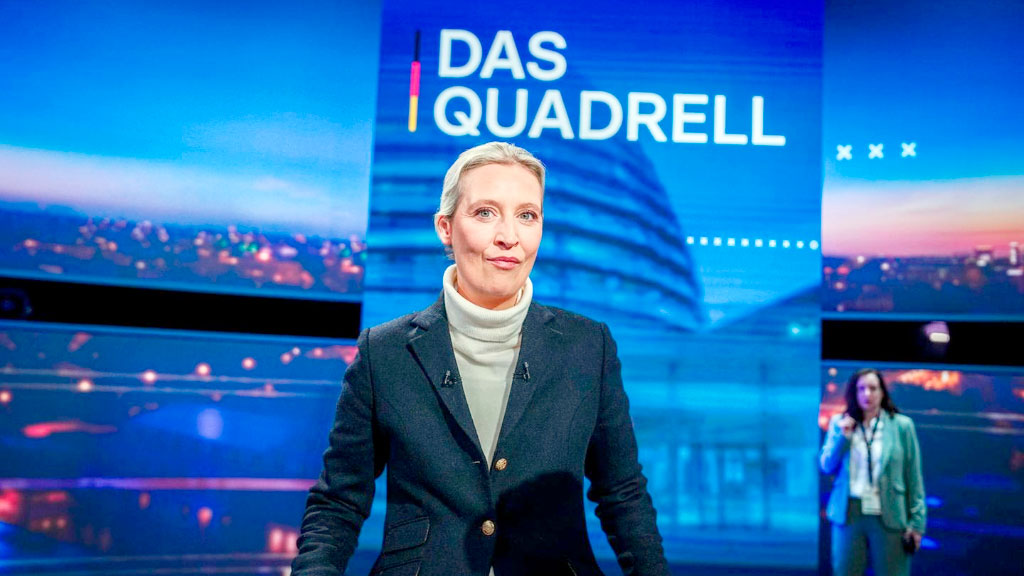 Debate, Friedrich Merz, Olaf Scholz, Robert Habeck, Alice Weidel, Política internacional, Elecciones en Alemania, Debate electoral, Candidatos a canciller, Friedrich Merz, Olaf Scholz, Robert Habeck, Alice Weidel, CDU, SPD, Los Verdes, AfD, Crisis económica en Alemania, Política migratoria alemana, Inmigración en Alemania, Relaciones Alemania-Ucrania, Guerra en Ucrania, Relaciones Alemania-Rusia, Energía y economía, Inflación en Europa, Geopolítica europea, OTAN y Alemania, Política exterior alemana, Donald Trump y Alemania, J.D. Vance y Europa, Elecciones europeas 2025, Encuestas electorales Alemania, Alianzas políticas en Alemania