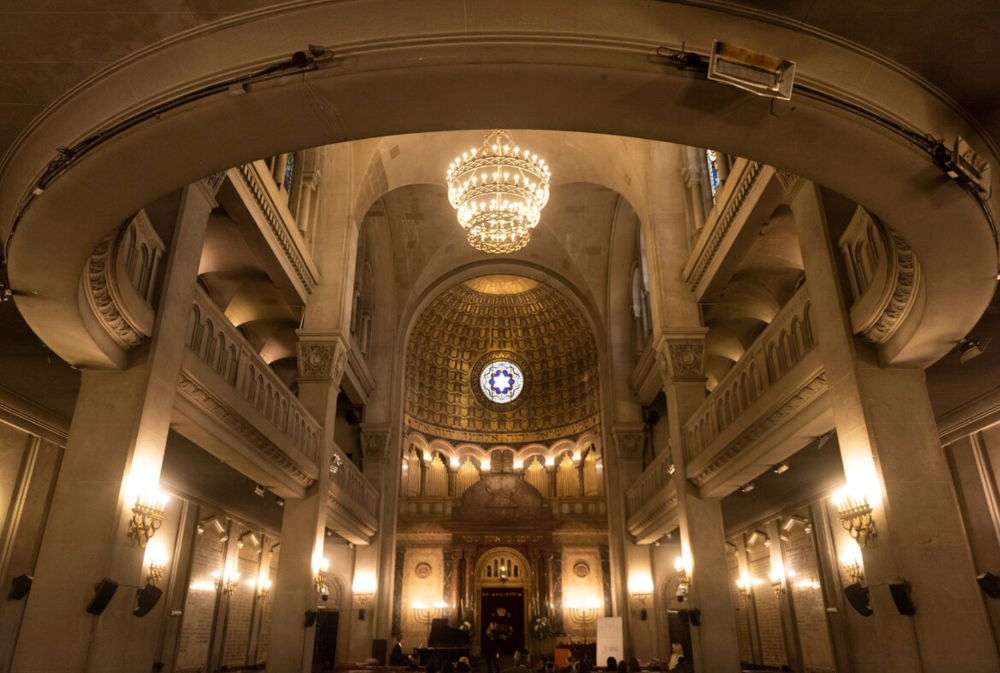 Órgano Walcker, Palacio Libertad, sinagóga