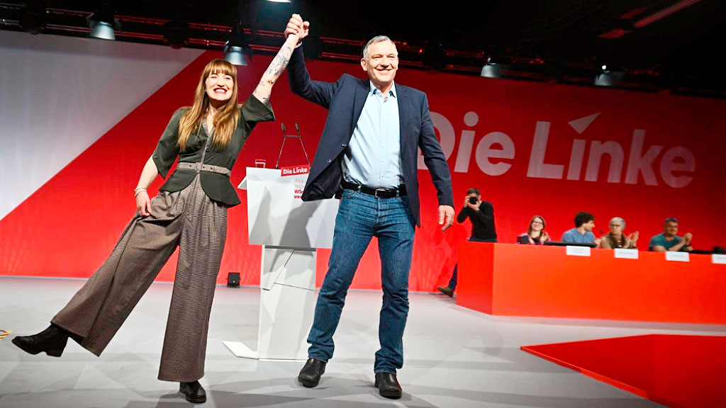 Heidi Reichinnek, Jan van Aken, Die Linke, Elecciones Alemania 2025, Bundestag, Bundestagswahl, 23 de Febrero