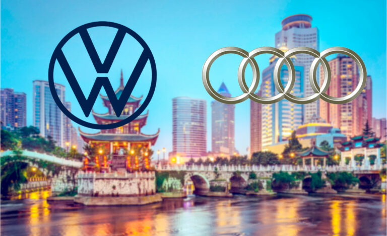 Volkswagen, Audi, China, Mercado automotriz, Autos eléctricos, Industria automotriz, BYD, Tesla, Innovación tecnológica, Infraestructura de carga