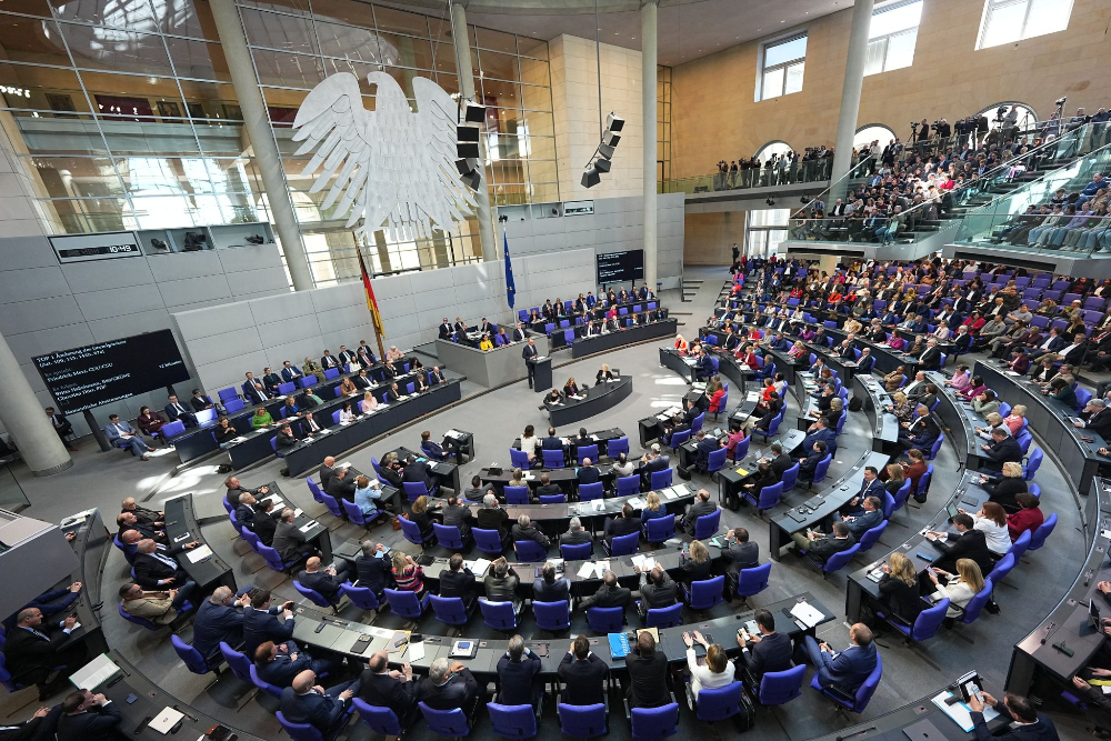 Bundestag, plenario