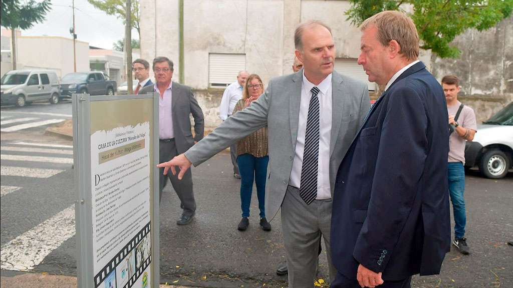 Valle María, Entre Ríos, Dieter Lamlé, Embajada de Alemania, Inmigración alemana, Comunidades del Volga, Bicentenario 2025, Cultura alemana en Argentina, Relaciones Argentina-Alemania, Markus Sasse, Patrimonio germano-argentino