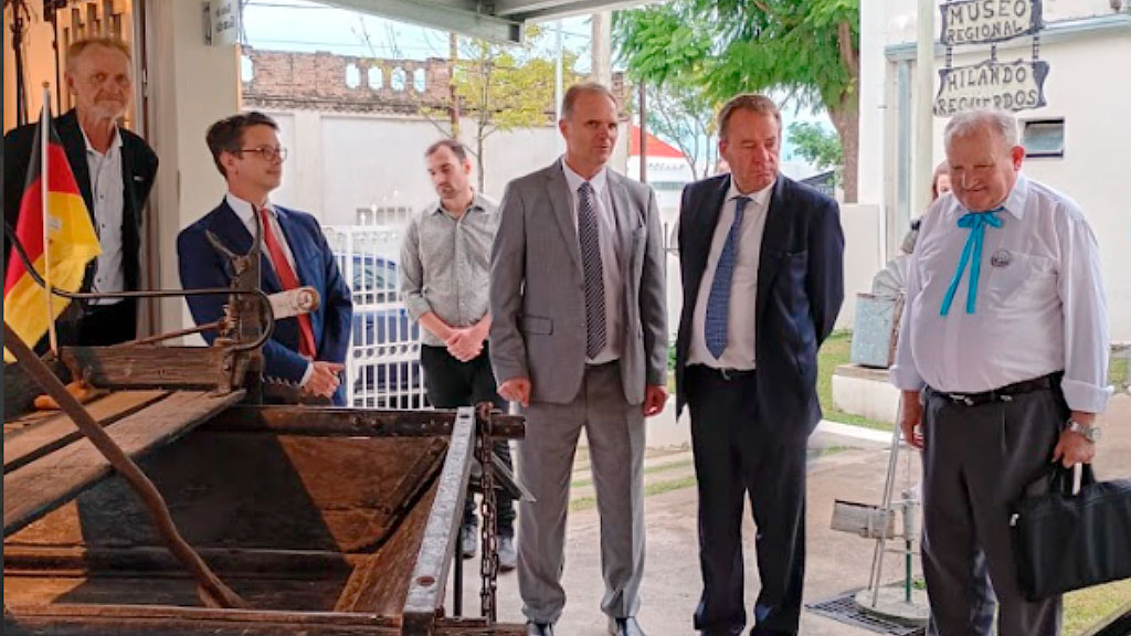 Valle María, Entre Ríos, Dieter Lamlé, Embajada de Alemania, Inmigración alemana, Comunidades del Volga, Bicentenario 2025, Cultura alemana en Argentina, Relaciones Argentina-Alemania, Markus Sasse, Patrimonio germano-argentino