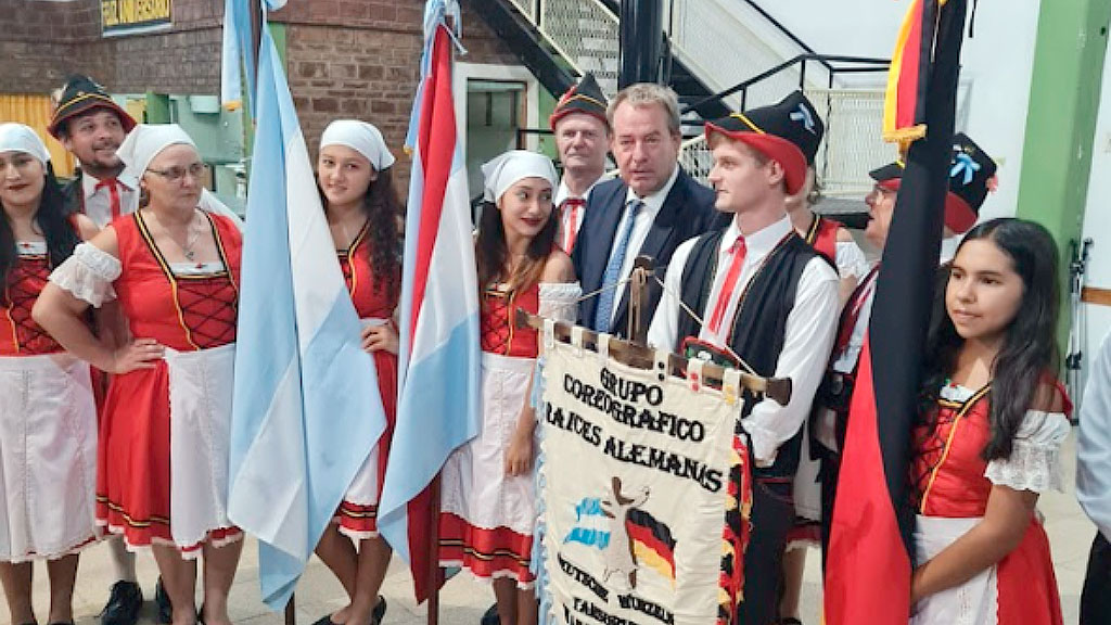 Valle María, Entre Ríos, Dieter Lamlé, Embajada de Alemania, Inmigración alemana, Comunidades del Volga, Bicentenario 2025, Cultura alemana en Argentina, Relaciones Argentina-Alemania, Markus Sasse, Patrimonio germano-argentino