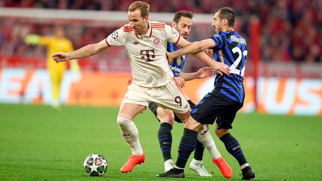 UEFA Champions League, Bayern Múnich, Borussia Dortmund, Inter de Milán, FC Barcelona, Cuartos de final Champions, Fútbol alemán, Fútbol europeo, Equipos alemanes en Europa, Raphinha, Lewandowski, Lautaro Martínez, Thomas Müller
