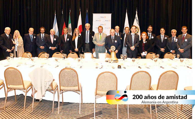 Rotary Club, comunidad alemana, Hotel Libertador, Embajada de Japón, Embajada de Alemania, Dieter Lamlé, Hiroshi Yamauchi, Inmigración alemana, 200 años de amistad, Lindal Argentina, Sociedad Alemana de Beneficencia, Hospital Penna de Bahía Blanca, Cooperación internacional, Diálogo interinstitucional