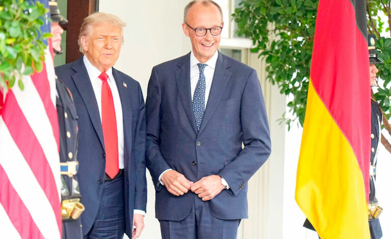 Friedrich Merz, Donald Trump, relación transatlántica, Casa Blanca, Alemania, Estados Unidos, Ucrania, Rusia, OTAN, Relaciones bilaterales, Política internacional, Guerra en Ucrania, D-Day, Historia compartida, Comercio internacional, Inversión alemana, Task force europea