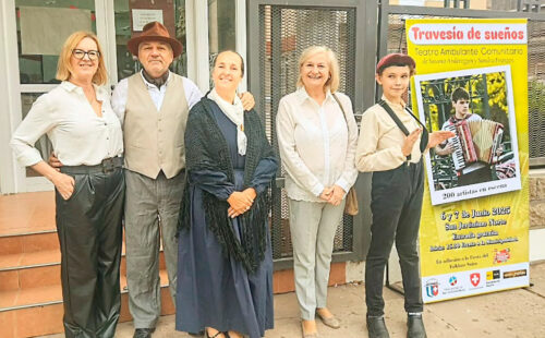 San Jerónimo Norte, Travesía de sueños, raíces suizas, Teatro comunitario, Identidad cultural, Inmigración suiza, Comunidad valesana, Fiesta del Folklore Suizo, Cultura participativa, Sandra Franzen, Susana Andereggen, Teatro e inclusión, Memoria colectiva, Tradiciones suizas, Arte y derechos humanos