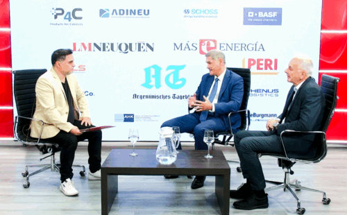 Neuquén, Peter Neven, Gunther Neubert, Embajada de Alemania, Cámara de Comercio Argentino-Alemana, AHK, Vaca Muerta, economía del conocimiento, formación dual, cooperación internacional, energía, inteligencia artificial, CUAA–DAHZ, empresas alemanas, educación técnica