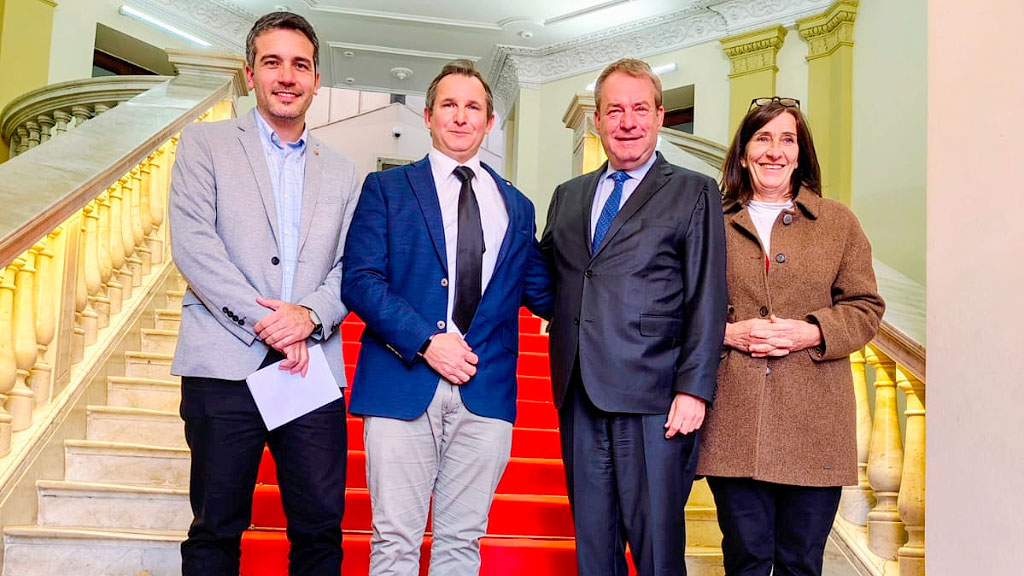 Entre Ríos, Stiftung Verbundenheit, Dieter Lamlé, Embajada de Alemania en Argentina, Inmigración alemana, Comunidades germano-argentinas, Aldea Brasilera, Crespo, Valle María, Alemanes del Volga