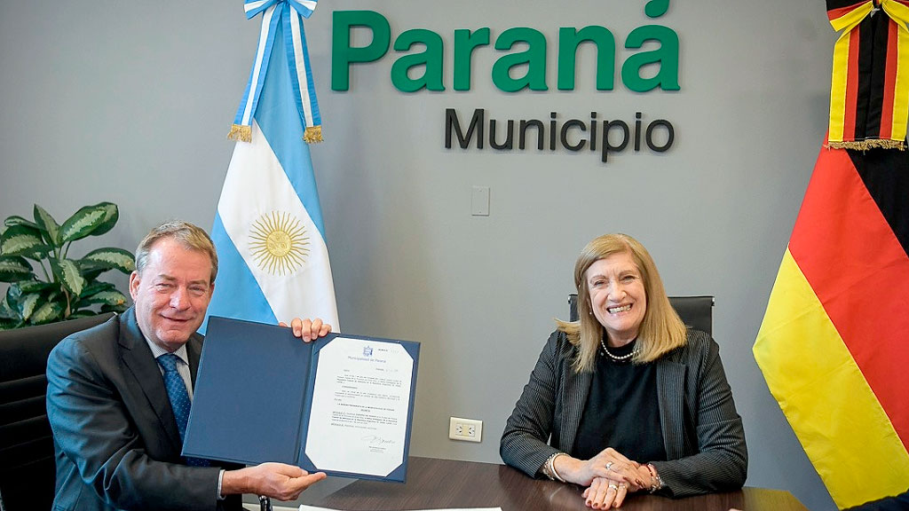 Entre Ríos, Stiftung Verbundenheit, Dieter Lamlé, Embajada de Alemania en Argentina, Inmigración alemana, Comunidades germano-argentinas, Aldea Brasilera, Crespo, Valle María, Alemanes del Volga