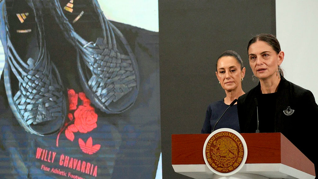 Adidas, Oaxaca, Huaraches, Apropiación cultural, Artesanía indígena, México, Willy Chavarría, Claudia Sheinbaum, Derechos culturales, Propiedad intelectual